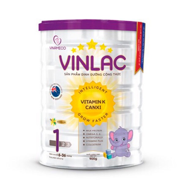 Sữa Vinlac 1 hỗ trợ tăng cân và chiều cao cho bé từ 6 - 36 tháng