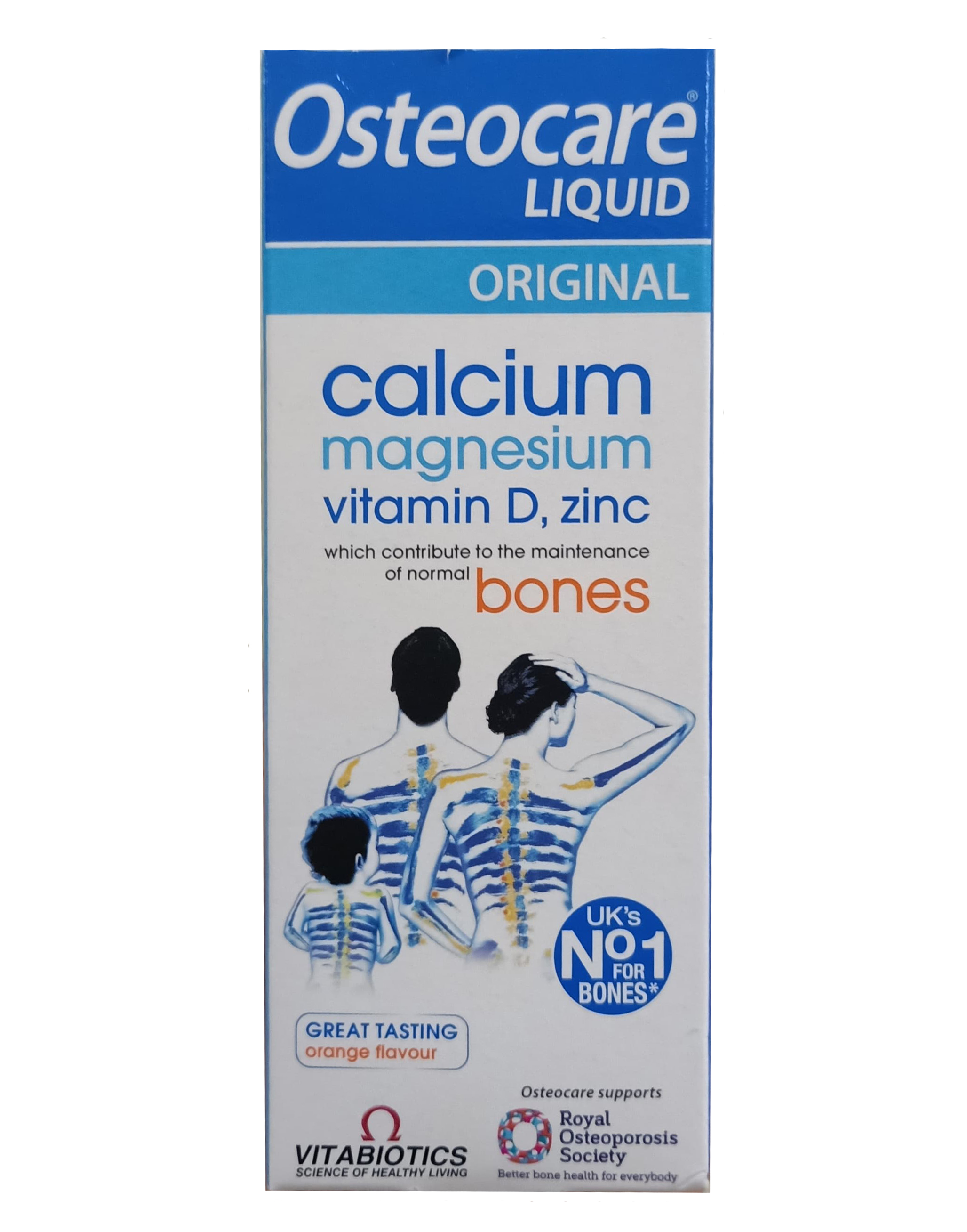 Canxi Osteocare original dạng nước cho trẻ trên 3 tuổi (mẫu mới)