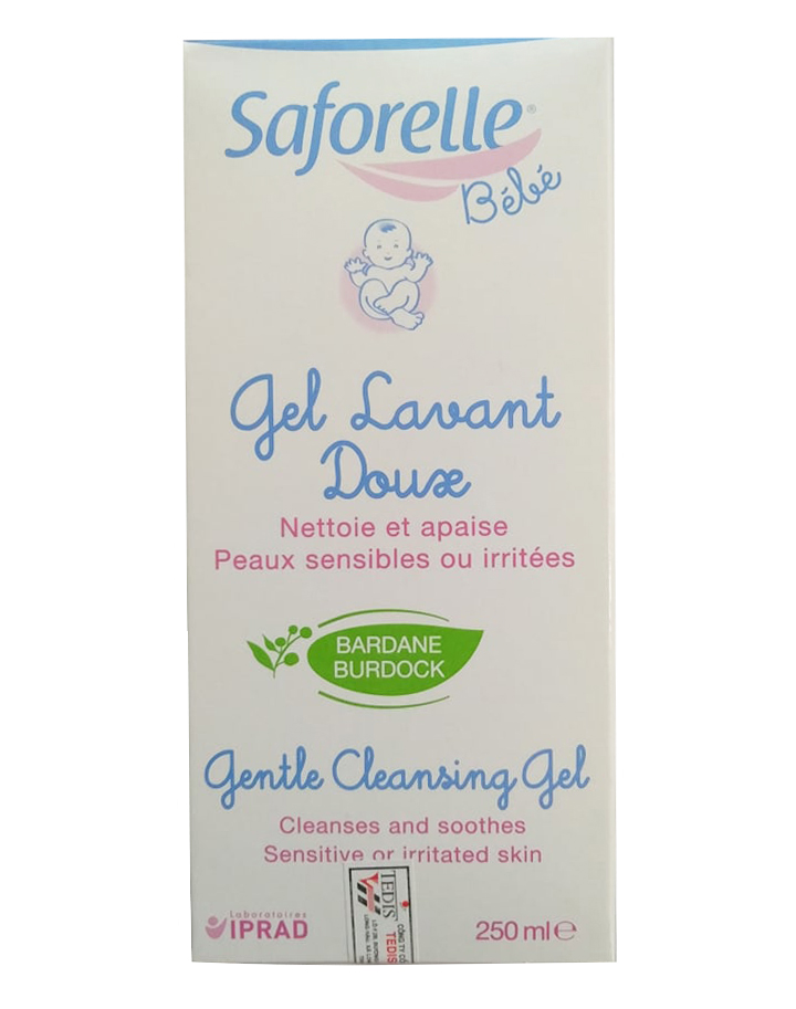 Sữa tắm Saforelle cho bé dạng gel mẫu mới