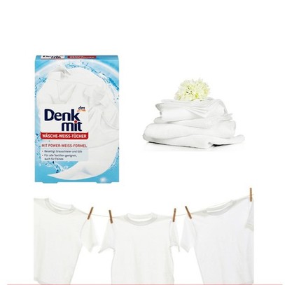 Miếng tẩy trắng quần áo Denkmit làm sạch sáng quần áo 