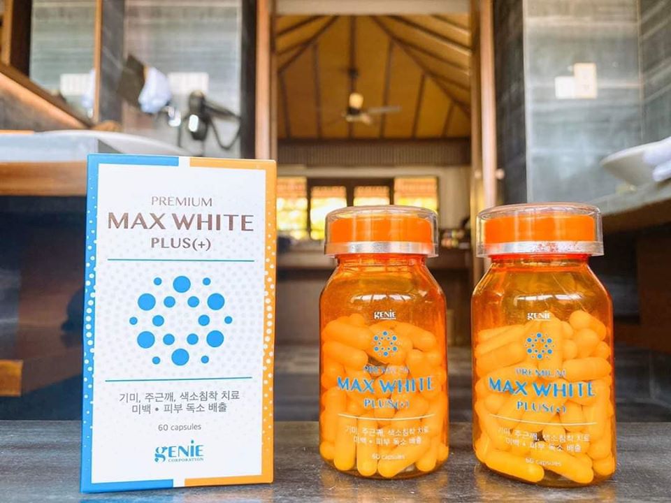 Vi&ecirc;n Uống Trắng Da Genie Premium Max White Plus+