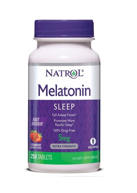 Viên ngậm Natrol Melatonin Sleep 5mg