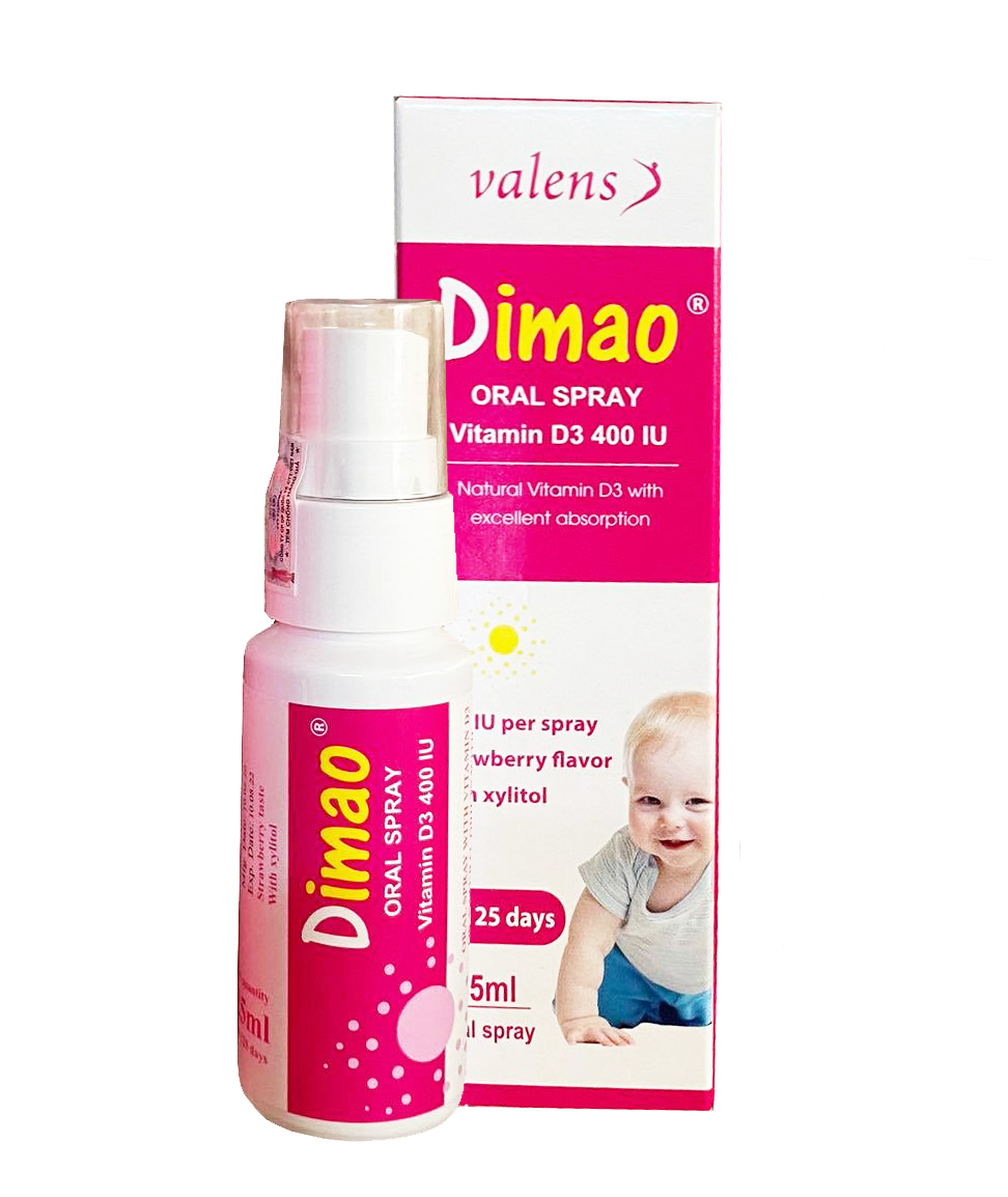 Vitamin D3 Dimao dang xịt mẫu mới
