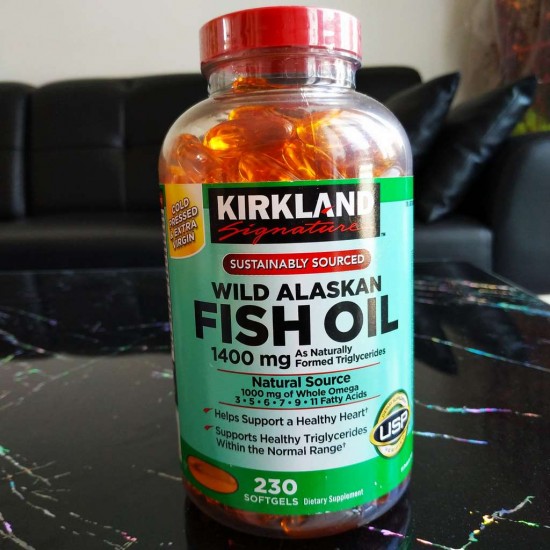 Dầu Cá Kirkland Wild Alaskan Fish Oil 1400mg
