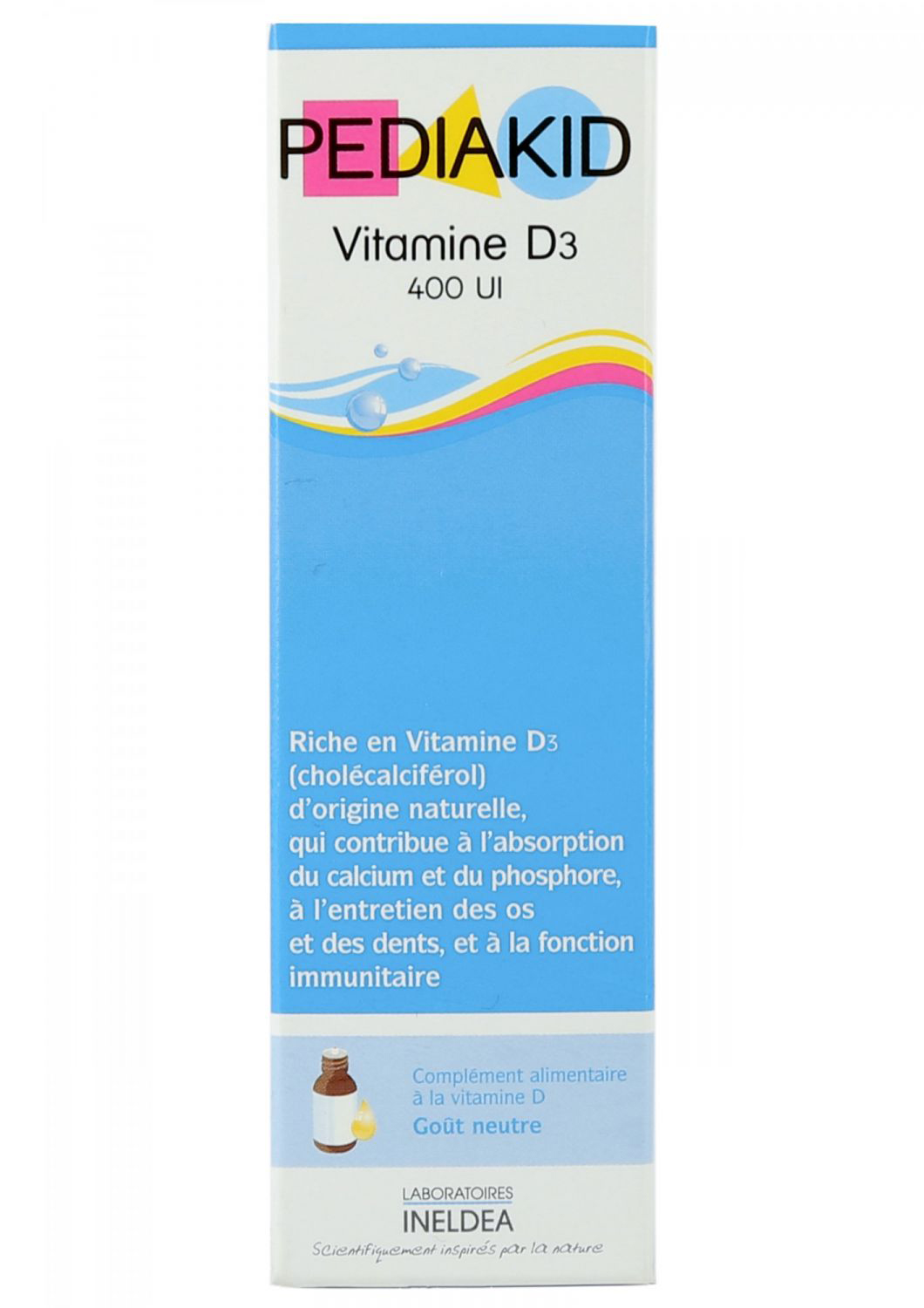 Pediakid vitamin D3 mẫu mới