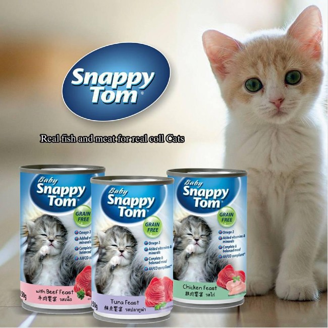 Pate cho mèo con Snappy Tom