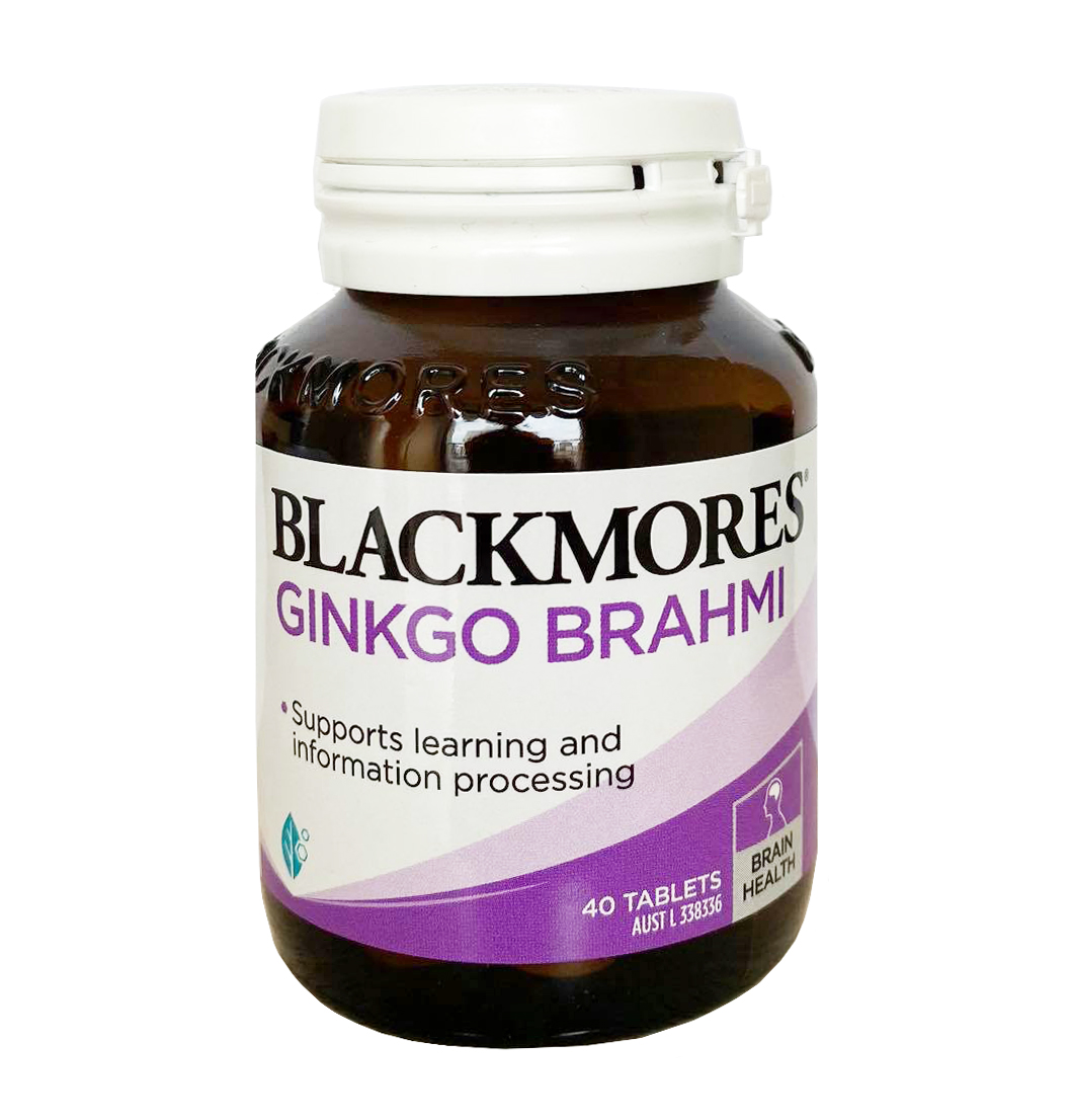 Viên uống Blackmores Ginkgo Brahmi chính hãng của Úc mẫu mới