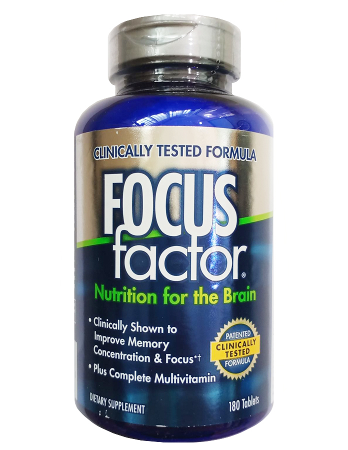 Viên uống Focus Factor chính hãng từ Mỹ 180 viên