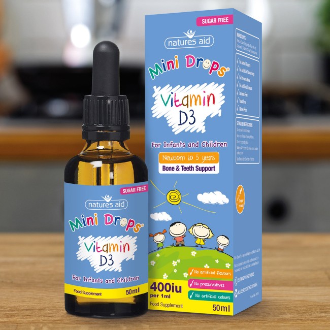 Vitamin D3 drops Natures Aid