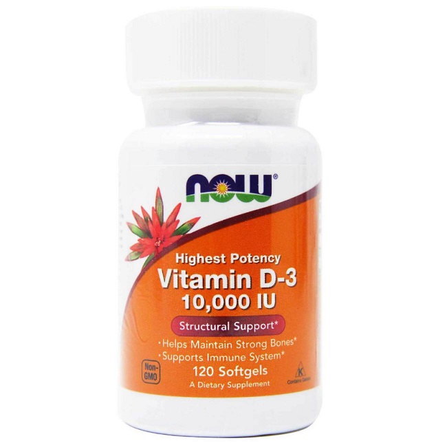 Vitamin D3 10,000 IU Now Foods 