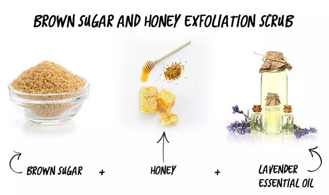 cách tẩy tế bào chết môi bằng đường nâu và mật ong