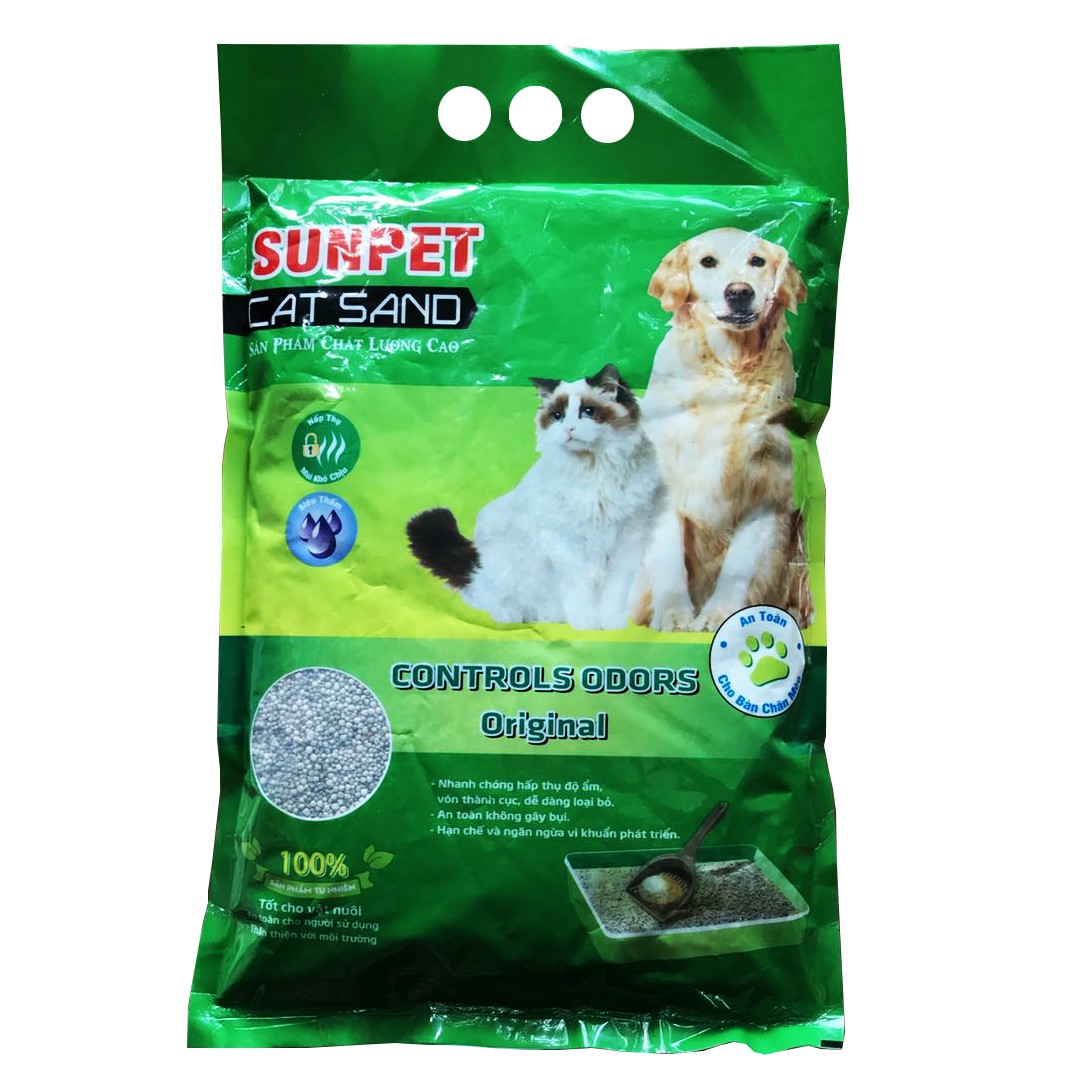 Sunpet - Loại cát vệ sinh cho mèo giá rẻ nhất trên thị trường