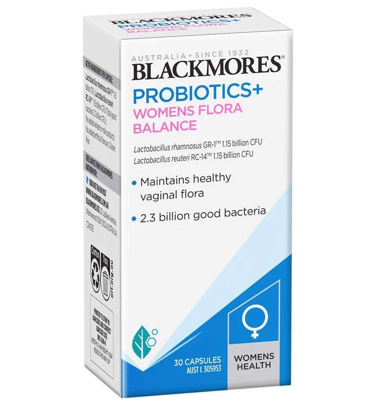 Men vi sinh Blackmores Probiotics+ Womens Flora Balance mẫu mới