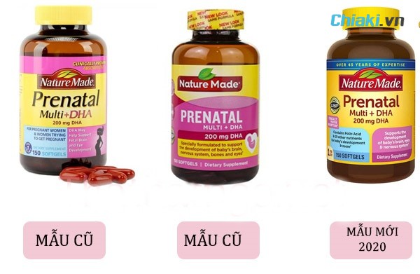 Mua viên uống Prenatal Multi DHA vitamin cho bà bầu chính hãng tại Chiaki.vn