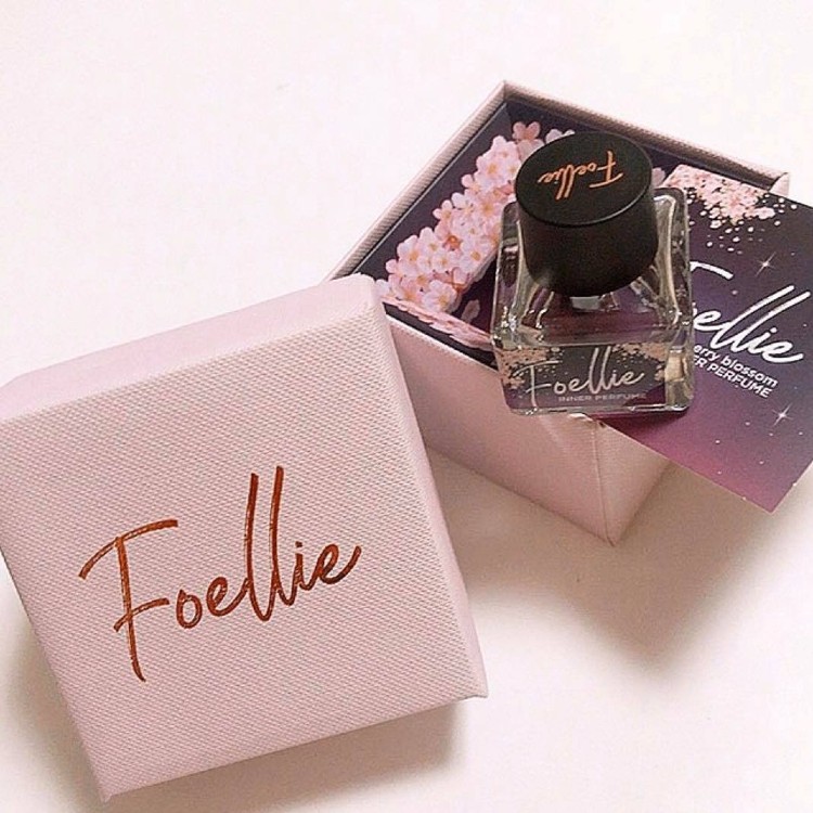Review nước hoa vùng kín Foellie Eau de Innerb Perfume Cherry Blossom Limited Edition ( màu sắc tím Pastel)