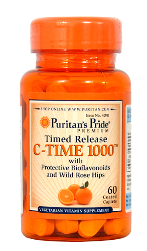 Vitamin C 1000 mg with Rose Hips Timed Release của Puritans Pride  mẫu cũ