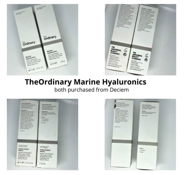 Hộp serum The Ordinary Marine Hyaluronics chính hãng