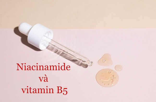 Kết hợp niacinamide và B5