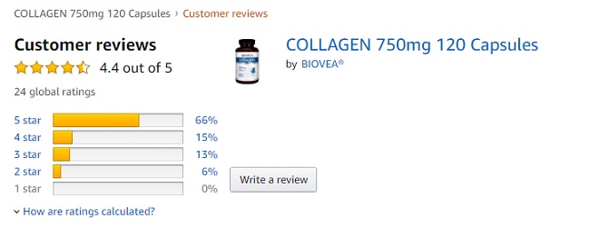 Review Collagen Biovea 750mg từ người sử dụng