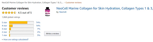 Review Marine Collagen Neocell 2000mg từ người sử dụng