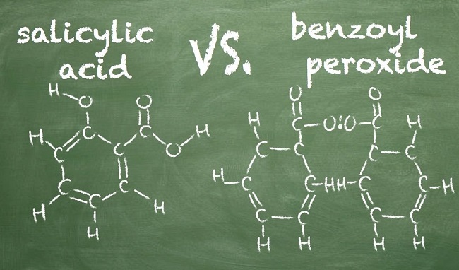 Salicylic Acid với Benzoyl Peroxide