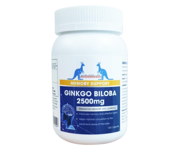Thuốc bổ não của Úc Ginkgo Bibola Augoldhealth 2500mg