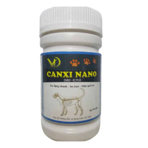 Viên uống Canxi Nano hỗ trợ tăng cường sức khỏe cho chó 