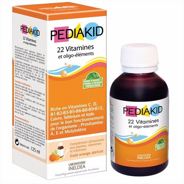 Siro Pediakid 22 Vitamines tăng cường đề kháng cho bé 
