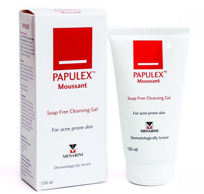 Sữa rửa mặt cho da dầu mụn nhạy cảm Papulex
