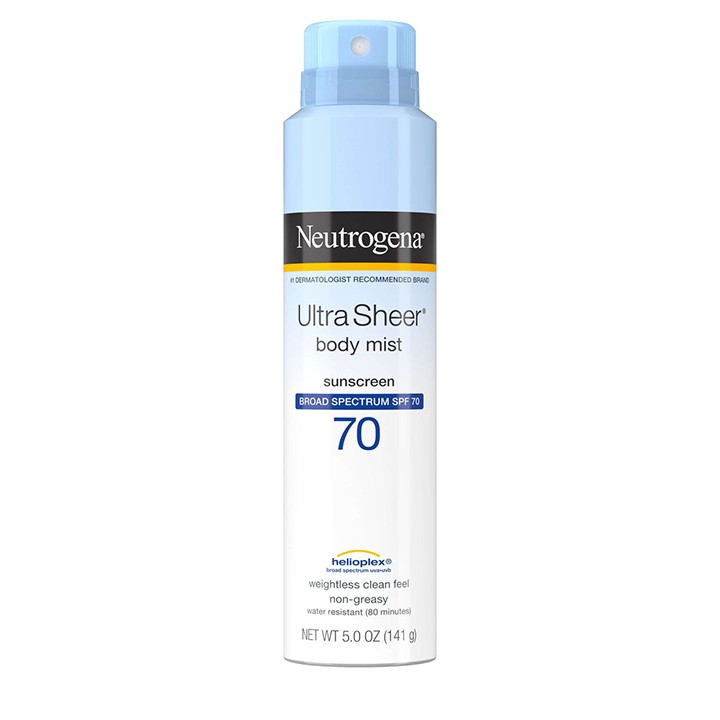 Chống Nắng Neutrogena dạng xịt đạt SPF 70