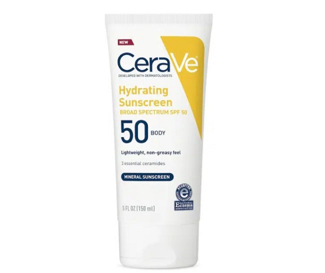 Kem chống nắng toàn thân CeraVe Hydrating Sunscreen Body Lotion Broad Spectrum SPF 50