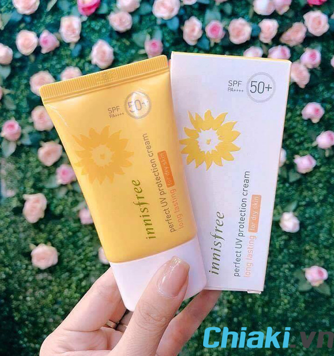 Kem chống nắng Innisfree Perfect UV Protection Cream Long Lasting/For Oily Skin SPF 50+, PA+++