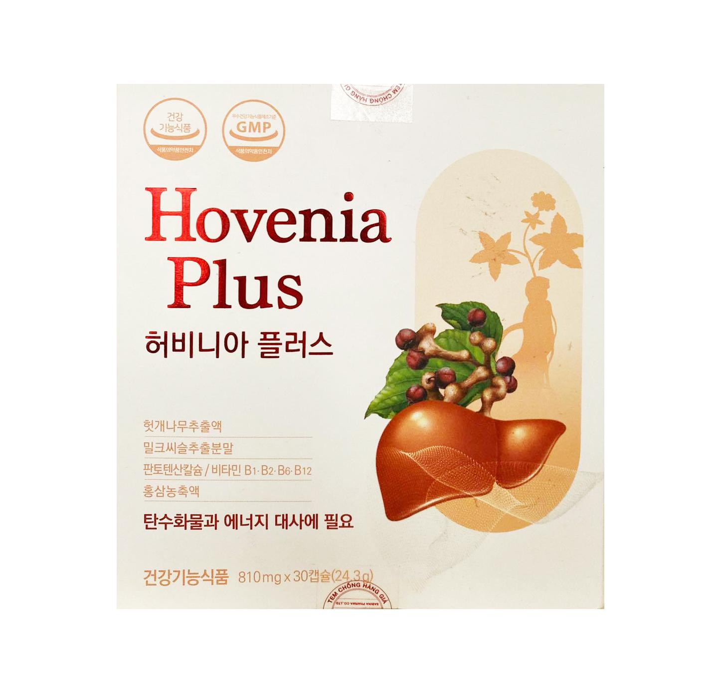 Viên uống Hovenia Plus hỗ trợ tăng cường chức năng gan hiệu quả