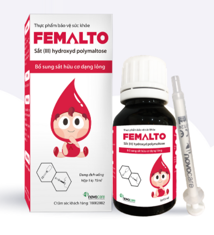 Dùng dịch sắt Femalto hỗ trơ tăng đề kháng cho bé ăn ngon, khỏe mạnh