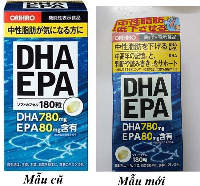 Thuốc xẻ óc DHA EPA orihiro Nhật Bản