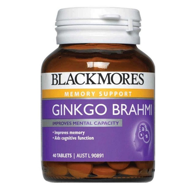 Thuốc trượt óc Blackmores Ginkgo Brahmi