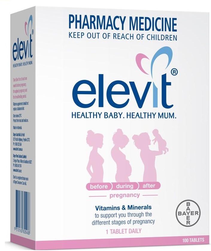 Vitamin tổng hợp Elevit cho bà bầu chính hãng Úc