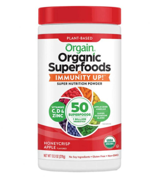 Bột thực phẩm hữu cơ Orgain Organic Superfoods Immunity Up