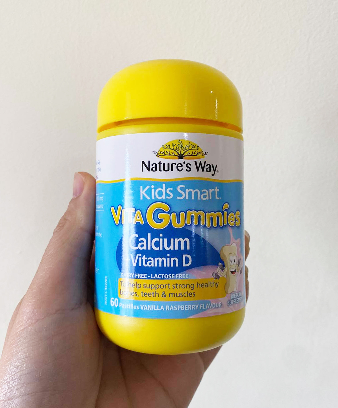Kẹo Vita Gummies Nature Way Bổ Sung Canxi + Vitamin D 60 Viên