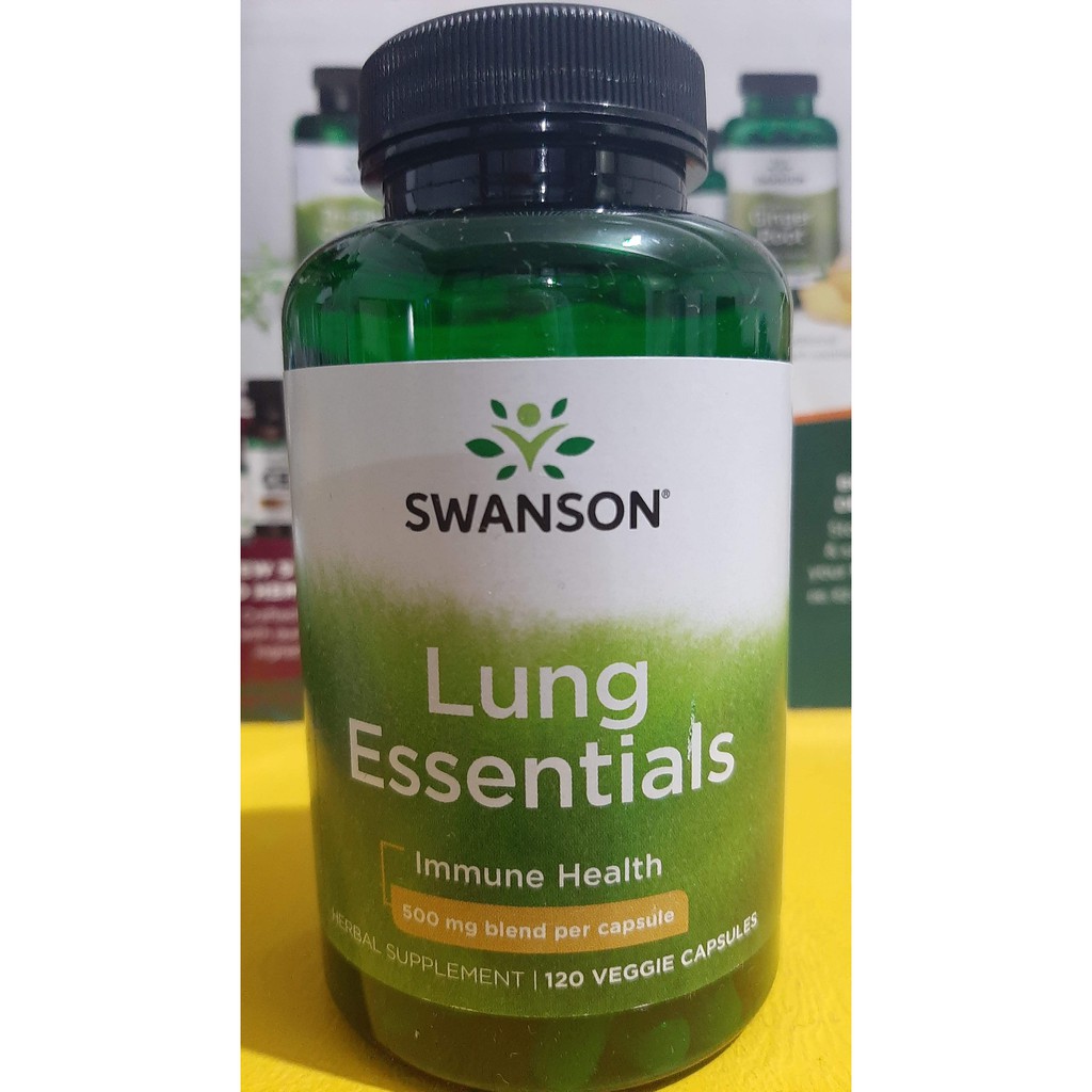 Viên uống Swanson Lung Essentials 500mg 120 viên
