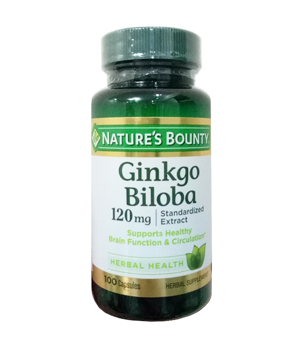 Viên Uống Bổ Não Bounty Ginkgo Biloba 120mg 100 Viên - Nature's