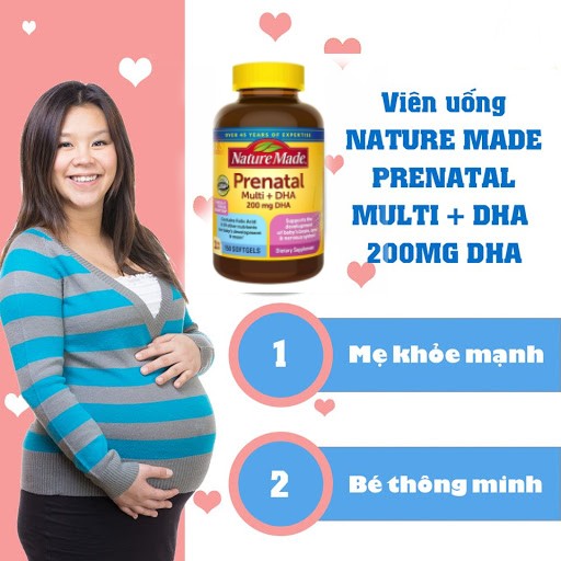 Vitamin tổng hợp cho bà bầu Prenatal Multi DHA 