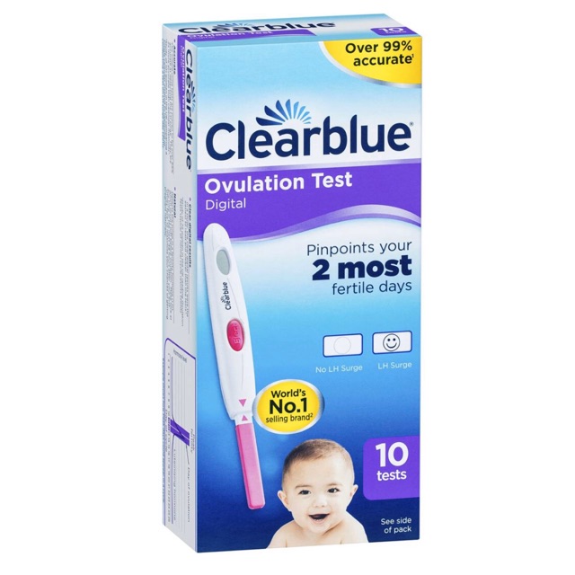 Que thử rụng trứng ClearBlue Ovulation Test