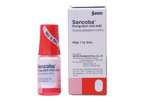 Thuốc nhỏ đôi mắt đảm bảo chất lượng mang đến đôi mắt cận thị Santen Sancoba