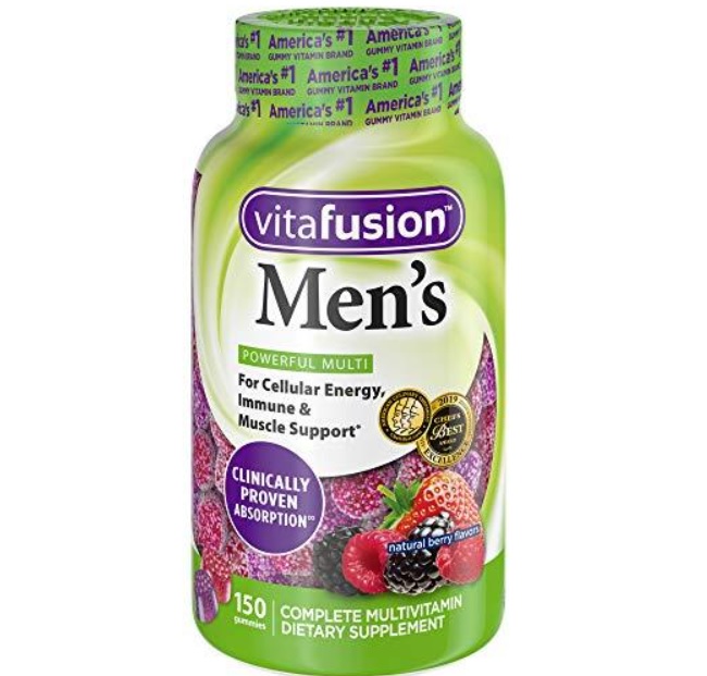 Bảng thành phần Vitafusion Men’s Multivitamins