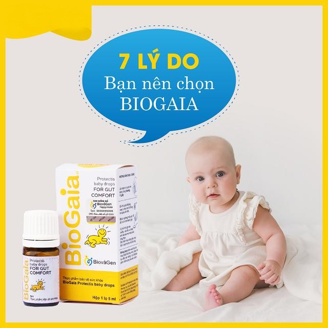 Men vi sinh Biogaia mang tới nhiều tác dụng cho trẻ sơ sinh