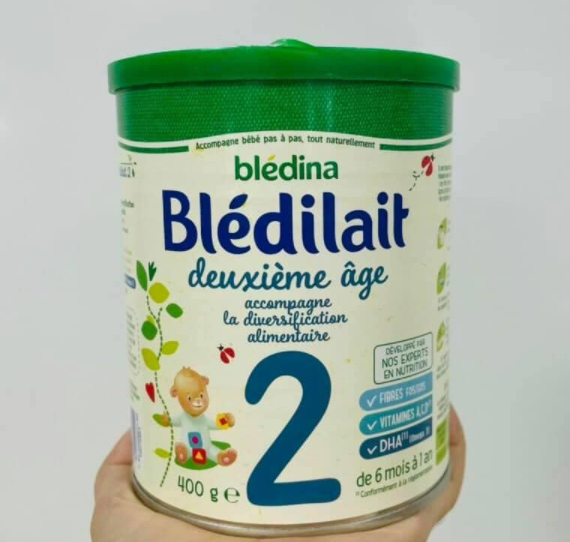 Sữa bột Bledilait Pháp số 2 cho bé từ 6 - 12 tháng tuổi 400g