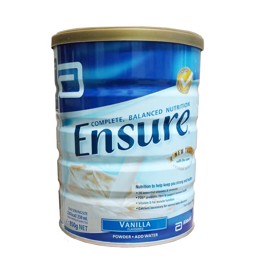 Sữa Ensure Úc 850g Hương Vani Giàu Dinh Dưỡng