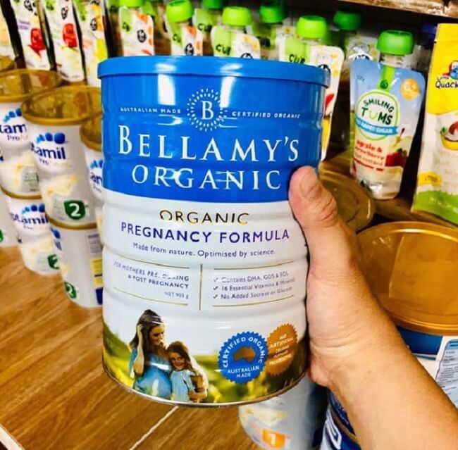 Sữa cho bà bầu Bellamy’s Organic