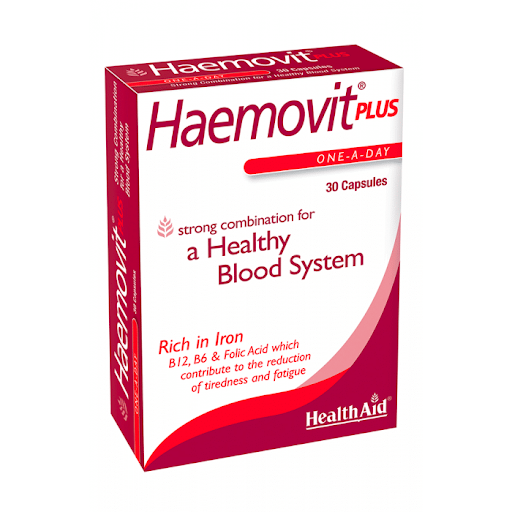Viên Nang Haemovit Plus - HealthAid Hỗ Trợ Bổ Máu